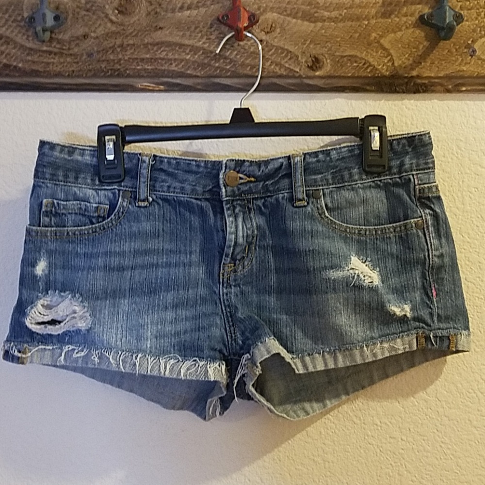 denim shorts